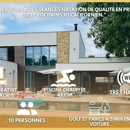 Villa Solea - Avec Jardin Et Piscine - Proche Parcs Et Golf *
